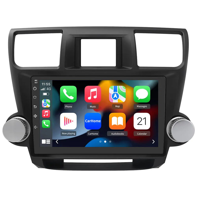 AWESAFE Android 12 Car Radio Stereo for Toyota Highlander 2009-2013 with Built-in Wireless Apple CarPlay & Android Auto AWESAFE