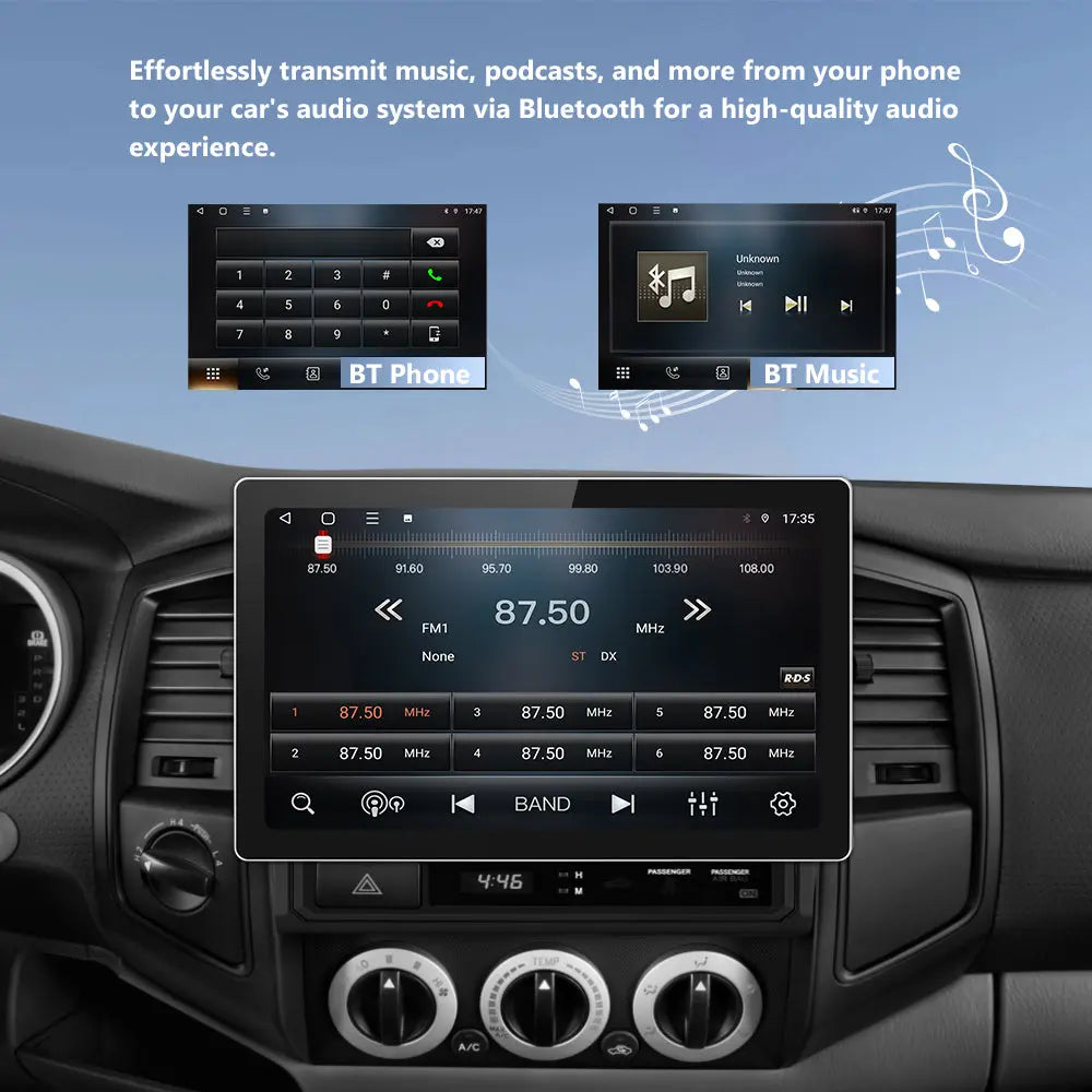 AWESAFE Android 12 Car Radio for Toyota Tacoma 2005-2015 Built-in