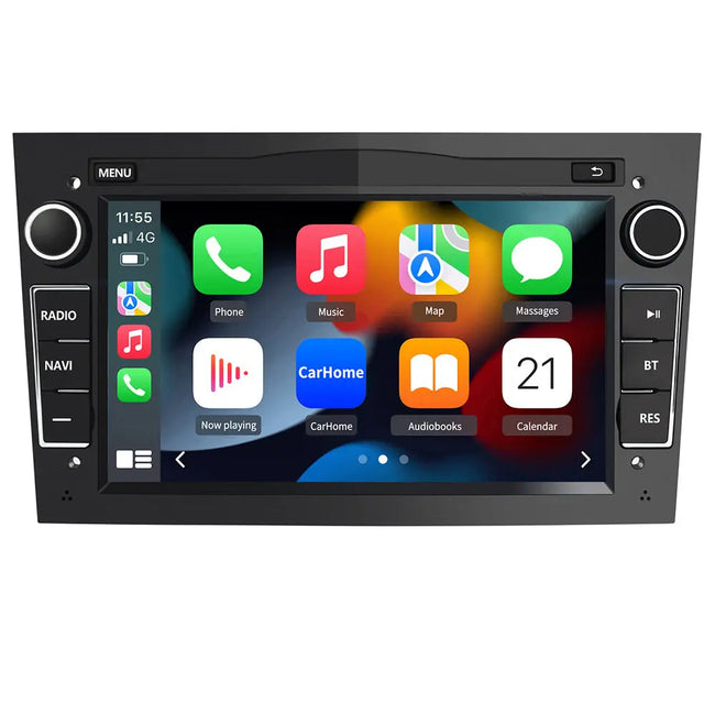 AWESAFE Android 12.0 2GB+32GB Car Radio for Opel with Carplay/Android Auto, 7 Inch Touch Screen with WiFi/GPS/Bluetooth/DSP/RDS/USB/FM AM/24 Themes, Support Steering Wheel Controls, MirrorLink (Black) AWESAFE