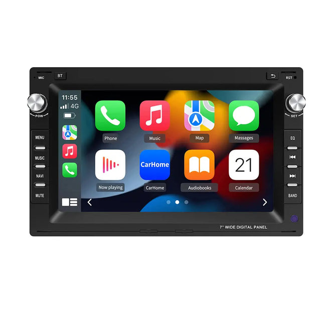 AWESAFE Android 12.0 [2GB+32GB] Car Radio with 7 Inch Touch Screen for VW Passat B5 Golf Polo MK4 T5 Ibiza 6L, Etc, Autoradio for Volkswagen with Bluetooth/WiFi/GPS/Carplay and Android Auto AWESAFE