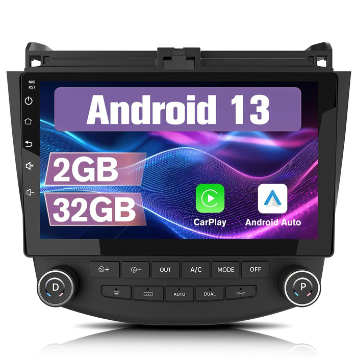 AWESAFE Android 12.0 [2GB+32GB] Radio Coche para Honda Accord VII con 10.1 Pulgadas Pantalla Táctil, Autoradio con Bluetooth/GPS/FM/RDS/USB, Apoyo Carplay/Android Auto Inalámbrico AWESAFE