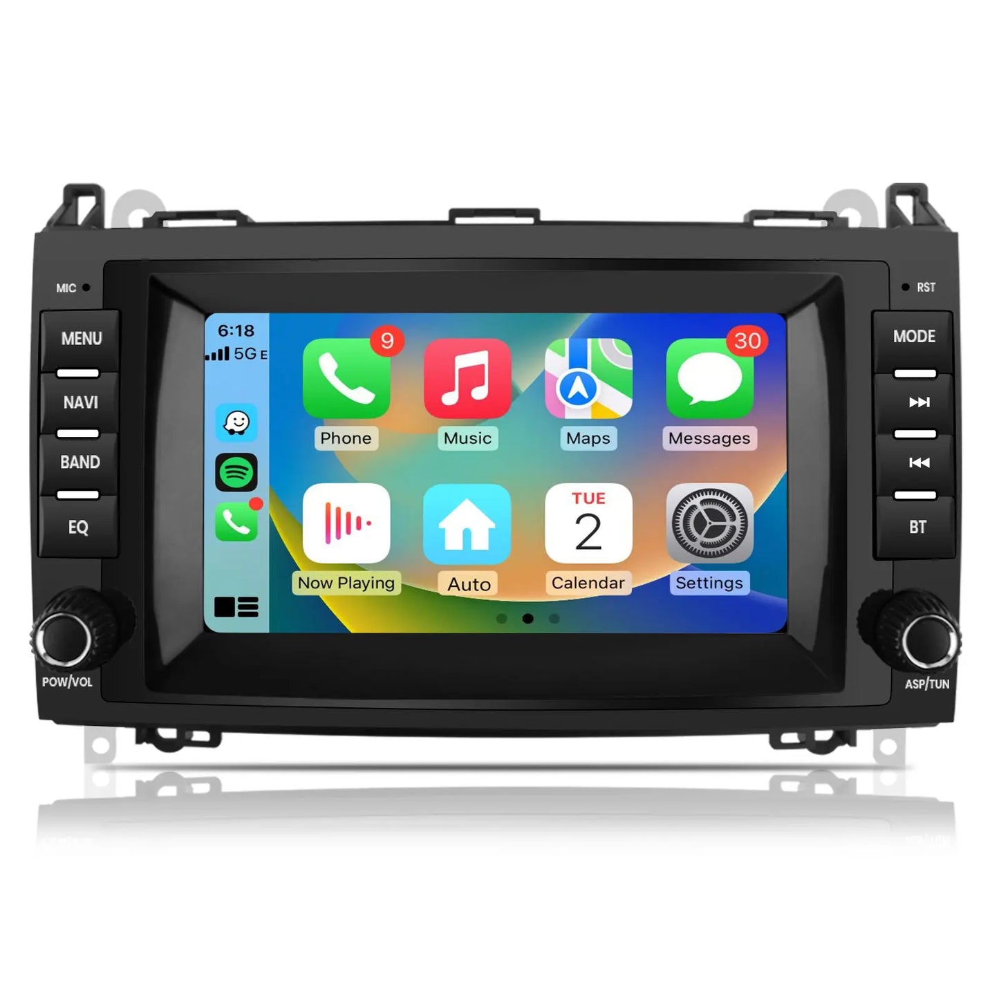 AWESAFE Android 13 2GB+32GB Radio Coche con Pantalla Táctil 8 Pulgadas para Mercedes-Benz, Autoradio para Clase A W169/Clase B W245/W639 Vito/Viano/W906 Sprinter, con Carplay y Android Auto AWESAFE