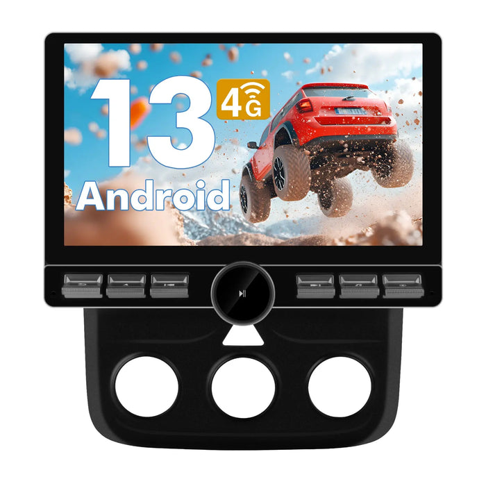 AWESAFE Android 13 4G+64G Car Radio Stereo for Dodge RAM 2013-2019 (Manual AC) 10.6-Inch Touchscreen | Qualcomm Chip | 4GB+64GB | Wireless CarPlay & Android Auto AWESAFE