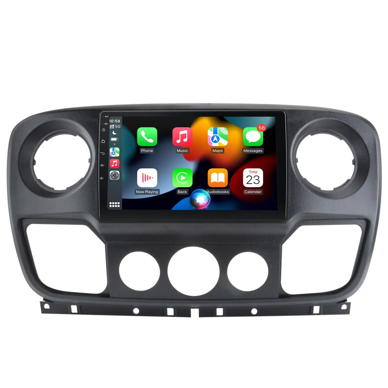 AWESAFE Android 13 Autoradio 10.1 pouces 4G 4+64 Go avec BT/DSP/Android Auto & CarPlay sans fil - pour Renault Master/Nissan NV400/0pel Movano 2010-2016 AWESAFE