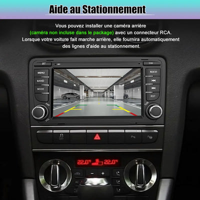 AWESAFE Android 13 Autoradio 7 pouces 2+64Go avec Caméra de Recul/Bluetooth/DSP/FM/AM/Android Auto & CarPlay sans fil - pour Audi A3/S3/RS3 2003-2012 AWESAFE