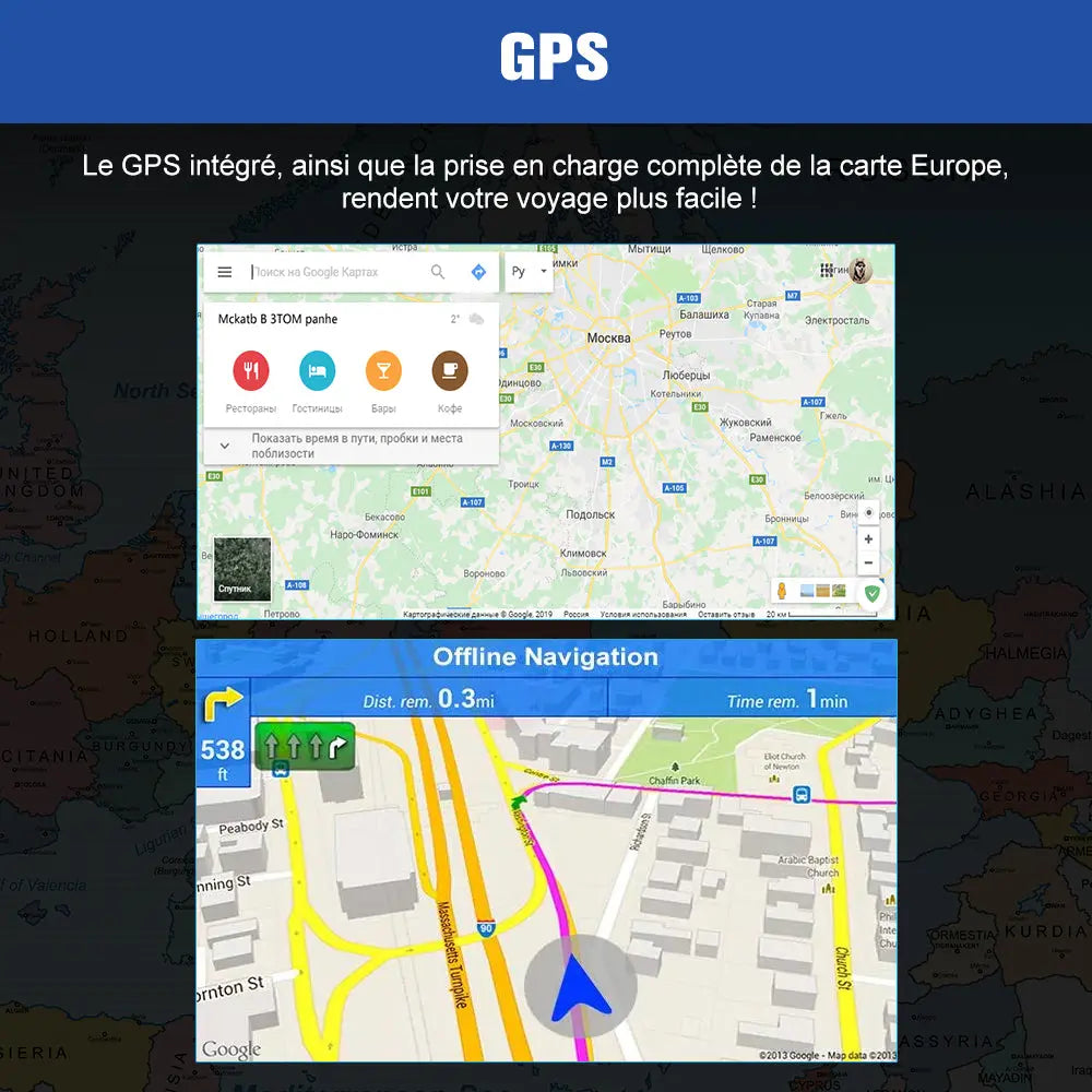 AWESAFE Android 13 Autoradio 7 pouces 4+64 Go avec Bluetooth/DSP/GPS /Android Auto & CarPlay sans fil - pour  Volkswagan Passat/Touran/Tiguan/Golf/Polo/Skoda/Seat AWESAFE