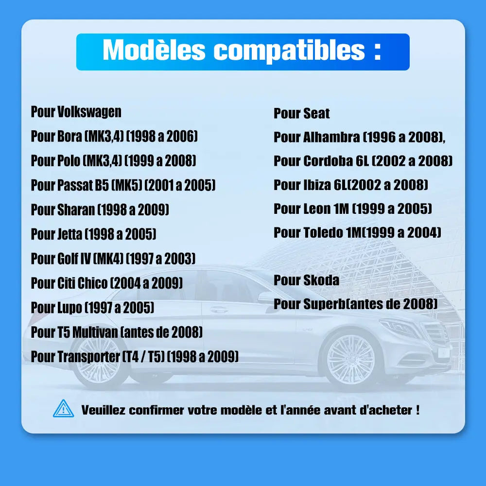 AWESAFE Android 13 Autoradio [2Go + 32Go] avec écran tactile 7 pouces pour VW Passat B5, Golf, Polo MK4, T5, Ibiza 6L, etc. Compatible Volkswagen avec Bluetooth, Wi-Fi, GPS, CarPlay et Android Auto AWESAFE SHOP