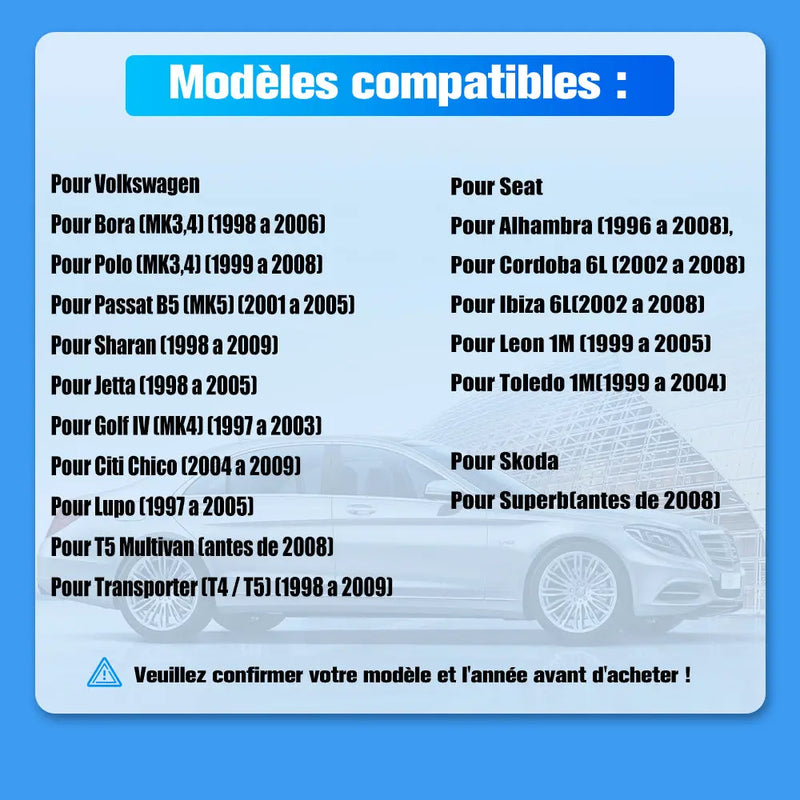 AWESAFE Android 13 Autoradio [2Go + 32Go] avec écran tactile 7 pouces pour VW Passat B5, Golf, Polo MK4, T5, Ibiza 6L, etc. Compatible Volkswagen avec Bluetooth, Wi-Fi, GPS, CarPlay et Android Auto AWESAFE SHOP