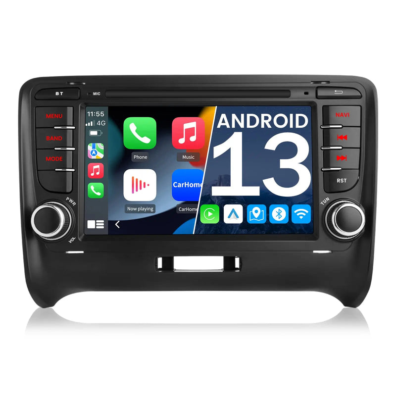 AWESAFE Android 13 Autoradio für Audi TT (2006-2012) 7 Zoll, 2GB+32GB, Navi, CarPlay&Android Auto, Bluetooth, WLAN AWESAFE