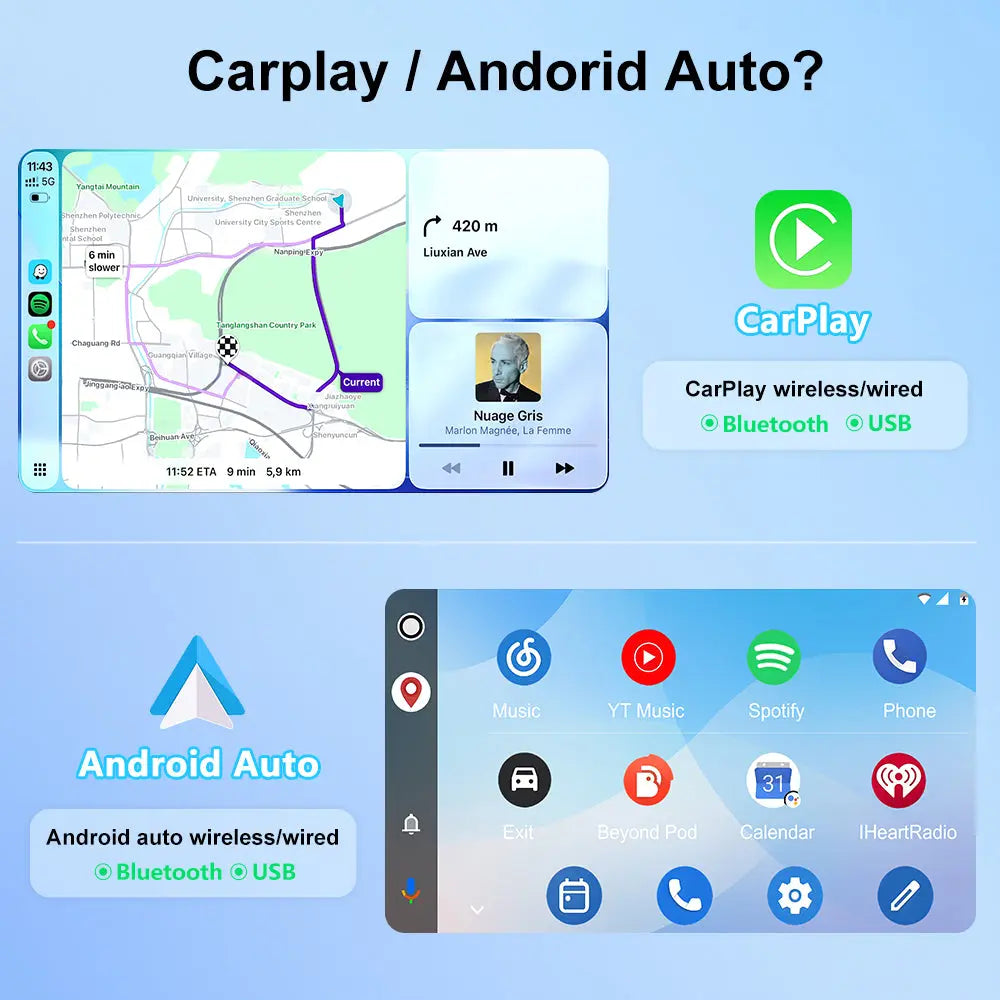 AWESAFE Android 13 Car Radio Stereo 10.1 Inch for Chevy Silverado GMC 2014-2018 AWESAFE
