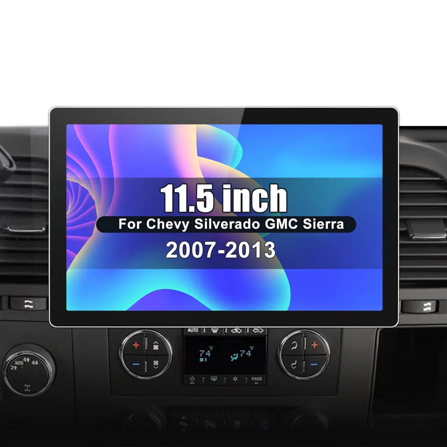 AWESAFE Android 13 Car Radio Stereo For GMC chevy Silverado 2007-2013 with Built-in Wireless CarPlay & Android Auto-2+64G AWESAFE