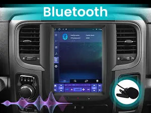 AWESAFE Android 13 Car Radio Stereo for 2013-2018 Dodge Ram 1500 2500 3500, 10.4 Inch T Style Bluetooth Radio with CarPlay & Andriod Auto GPS Navigation SWC AWESAFE