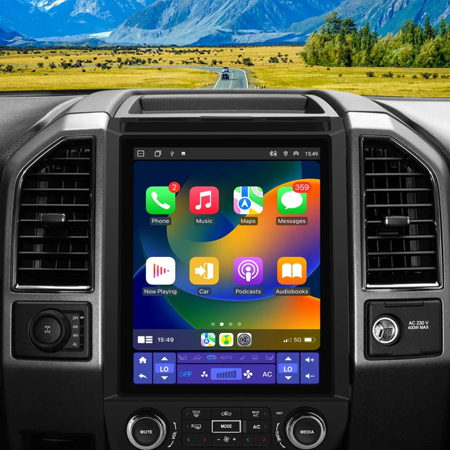 AWESAFE Android 13 Car Radio Stereo for 2015-2021 Ford F-150 with Factory B&O Audio - 12.1" Touch Screen, 4+64GB, Wireless CarPlay & Android Auto AWESAFE SHOP