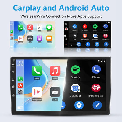 AWESAFE Android 13 Car Radio Stereo for Chevy Colorado 2015-2018 / GMC Canyon 2015-2019 with Built-in Wireless Apple CarPlay & Android Auto AWESAFE