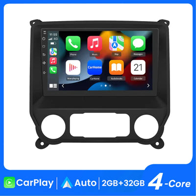 AWESAFE Android 13 Car Radio Stereo for Chevy Silverado GMC Sierra 2014-2018 with Built-in Wireless Apple CarPlay & Android Auto AWESAFE