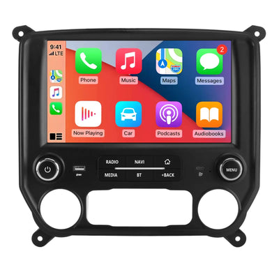 AWESAFE Android 13 Car Radio Stereo for Chevy Silverado GMC Sierra 2014-2018 with Built-in Wireless Apple CarPlay & Android Auto AWESAFE