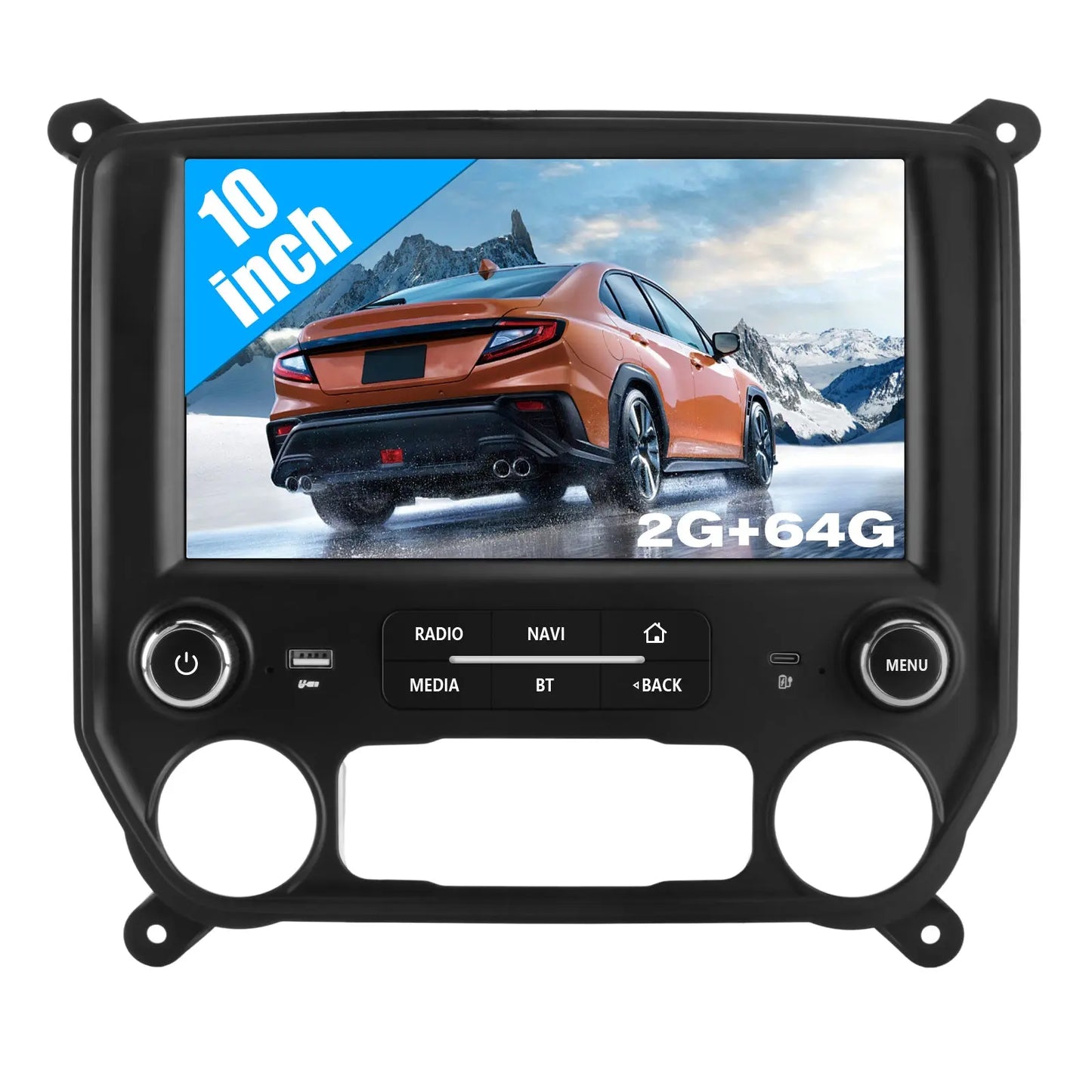 AWESAFE Android 13 Car Radio Stereo for Chevy Silverado GMC Sierra 2014-2018 with Built-in Wireless Apple CarPlay & Android Auto AWESAFE