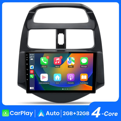 AWESAFE Android 13 Car Radio Stereo for Chevy Spark 2013-2015 with Built-in Wireless Apple CarPlay & Android Auto AWESAFE