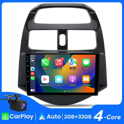 AWESAFE Android 13 Car Radio Stereo for Chevy Spark 2013-2015 with Built-in Wireless Apple CarPlay & Android Auto AWESAFE