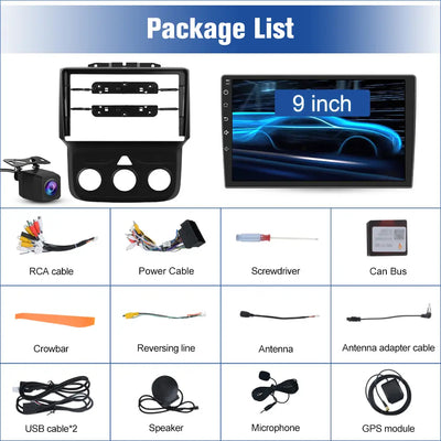 AWESAFE Android 13 Car Radio Stereo for Dodge Charger Challenger 2015-2019 with Built-in Wireless Apple CarPlay & Android Auto AWESAFE