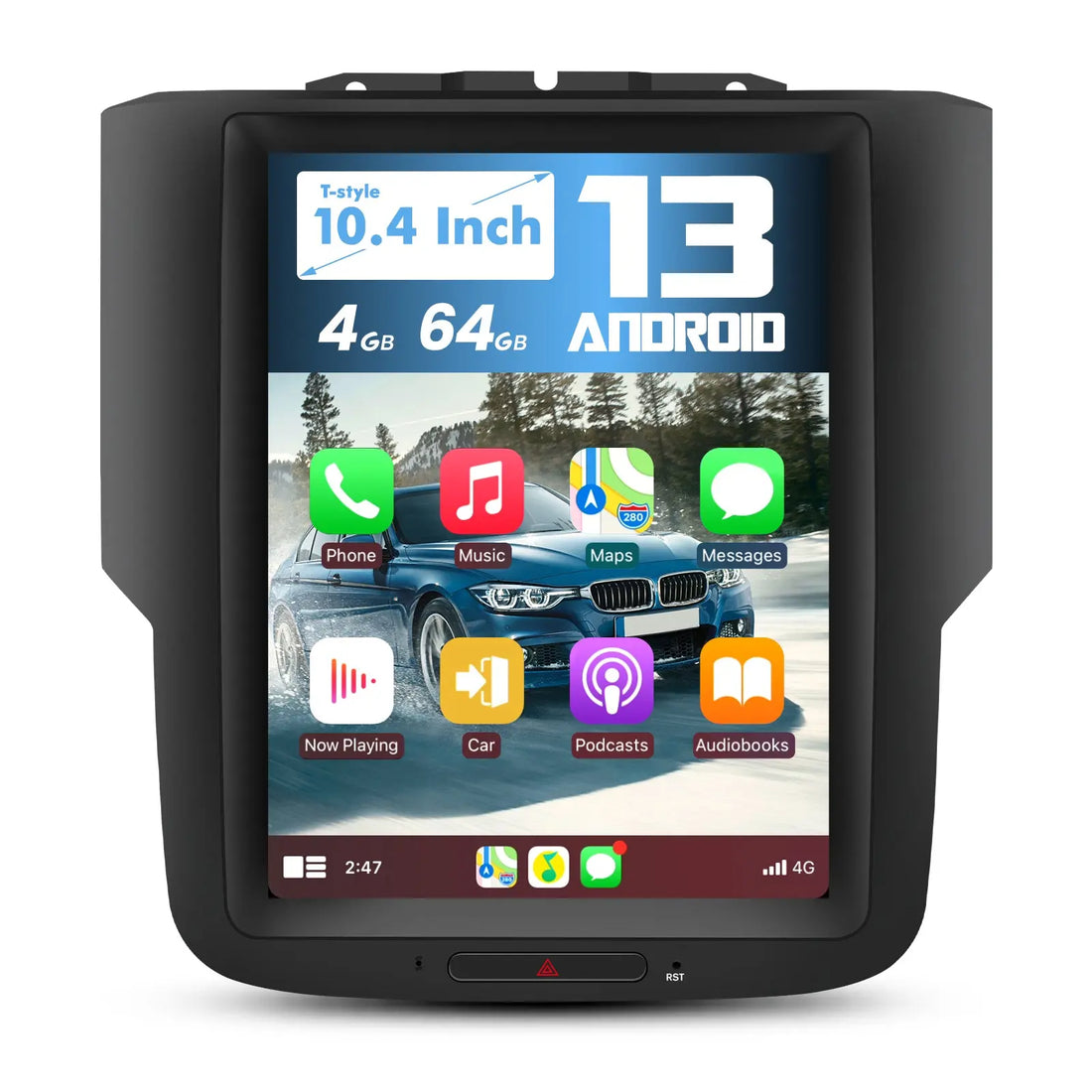 AWESAFE Android 13 Car Radio Stereo for Dodge Ram 20132018 with Built