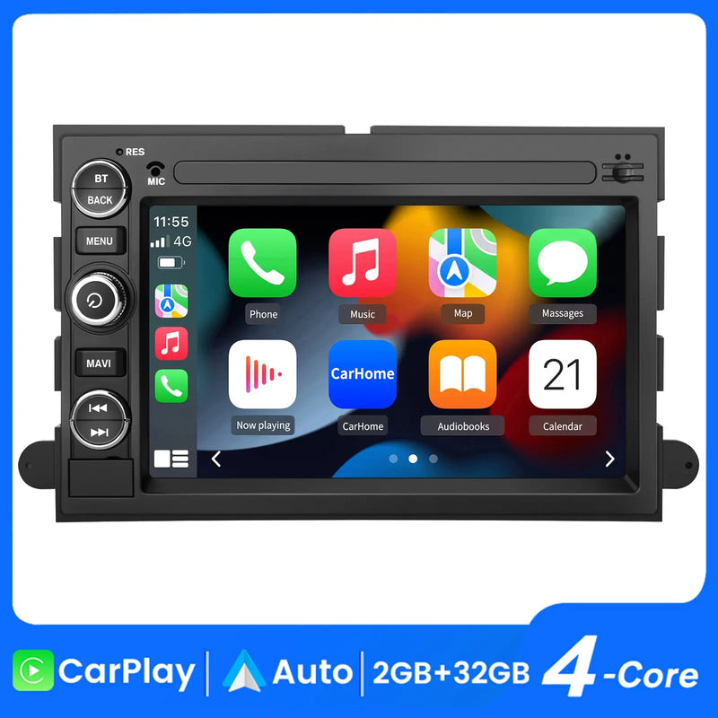 AWESAFE Android 13 Car Radio Stereo for Ford F150 F250 F350 Fusion Edge Explorer Taurus Freestar 7 inch Touch Screen with Built-in Wireless Apple CarPlay & Android Auto AWESAFE