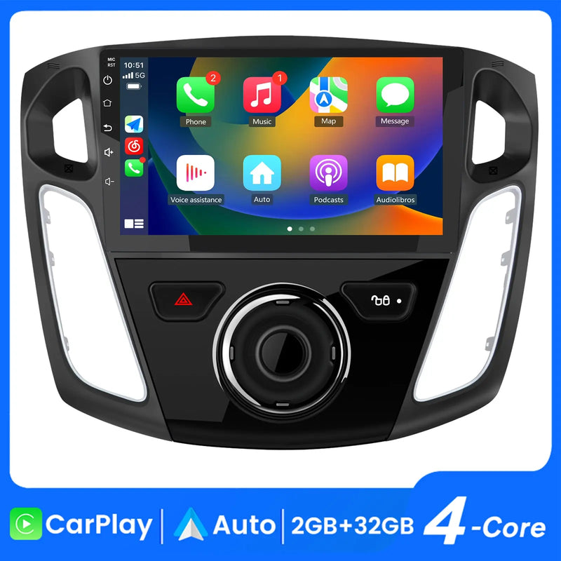 AWESAFE Android 13 Car Radio Stereo for Ford Focus 2012-2017 with Built-in Wireless Apple CarPlay & Android Auto AWESAFE