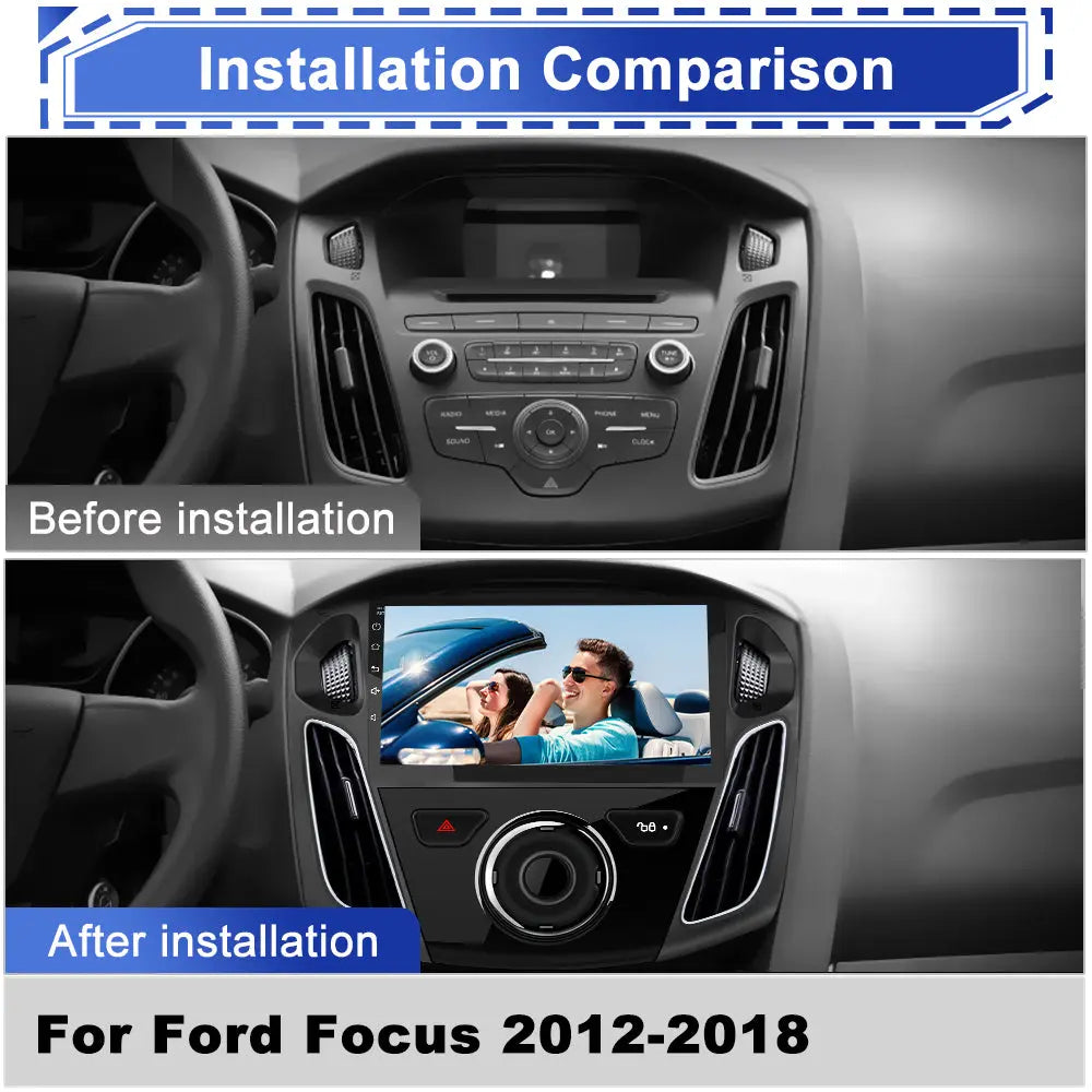AWESAFE Android 13 Car Radio Stereo for Ford Focus 2012-2017,Wireless Carplay & Android,Bluetooth AWESAFE