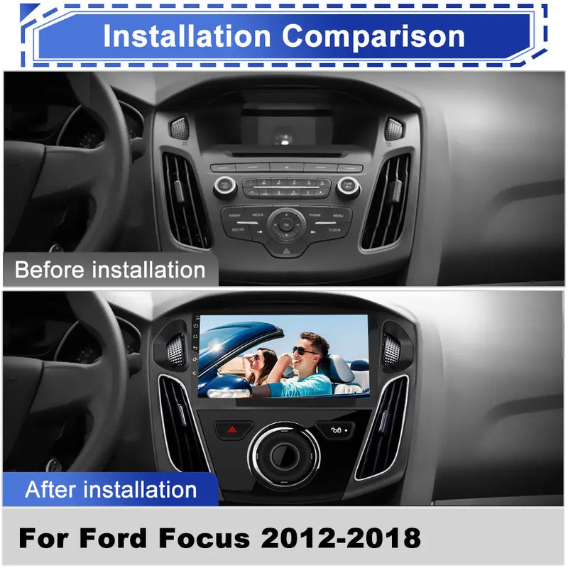 AWESAFE Android 13 Car Radio Stereo for Ford Focus 2012-2017,Wireless Carplay & Android,Bluetooth AWESAFE