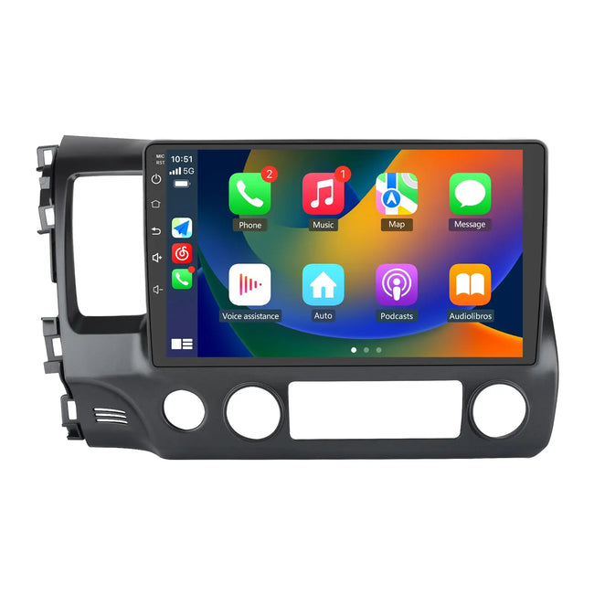 AWESAFE Android 13 Car Radio Stereo for Honda Civic 2006-2011 with Built-in Wireless Apple CarPlay & Android Auto AWESAFE