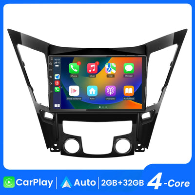 AWESAFE Android 13 Car Radio Stereo for Hyundai Sonata 2011-2015 with Built-in Wireless Apple CarPlay & Android Auto AWESAFE