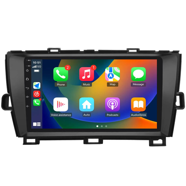 AWESAFE Android 13 Car Radio Stereo for Toyota Prius 2009-2016 with Built-in Wireless Apple CarPlay & Android Auto AWESAFE