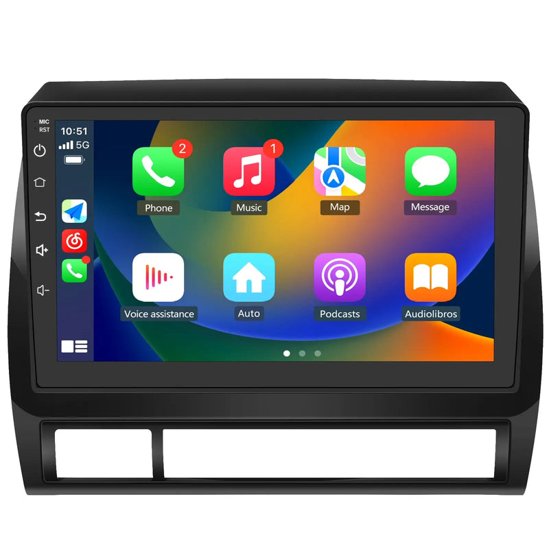 AWESAFE Android 13 Car Radio Stereo for Toyota Tacoma 2005-2015 with Built-in Wireless Apple CarPlay & Android Auto AWESAFE