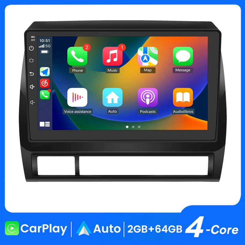 AWESAFE Android 13 Car Radio Stereo for Toyota Tacoma 2005-2015 with Built-in Wireless Apple CarPlay & Android Auto AWESAFE