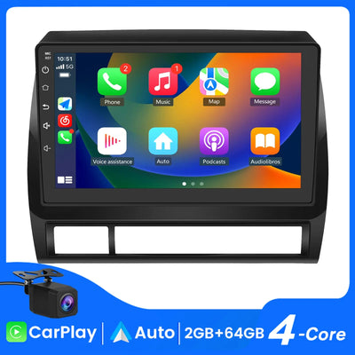 AWESAFE Android 13 Car Radio Stereo for Toyota Tacoma 2005-2015 with Built-in Wireless Apple CarPlay & Android Auto AWESAFE