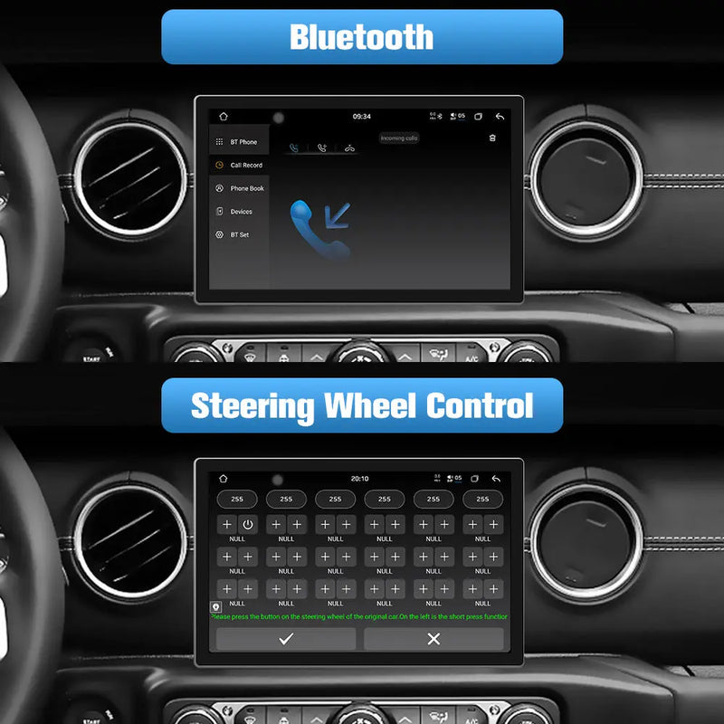 AWESAFE Android 13 Car Radio Stereo for jeep Wrangler JL 2018-2022 & jeep Gladiator 2020-2022 with Built-in Wireless Apple CarPlay & Android Auto AWESAFE