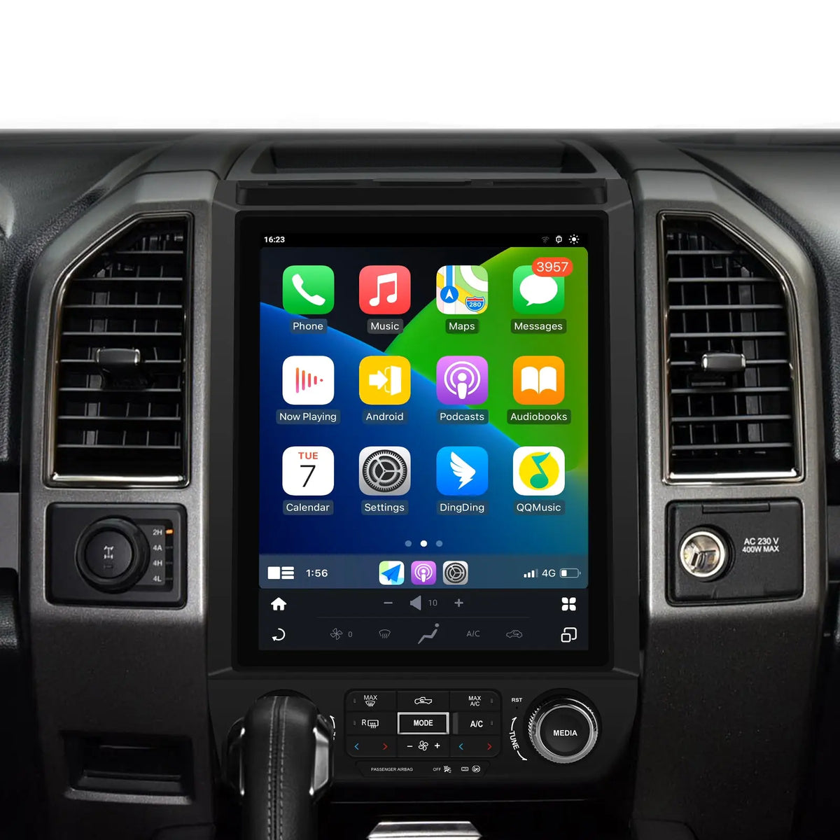 AWESAFE Android 13 Car Radio Stereo with Wireless CarPlay & Android Auto for Ford F150 - Qua 2015-2021 AWESAFE