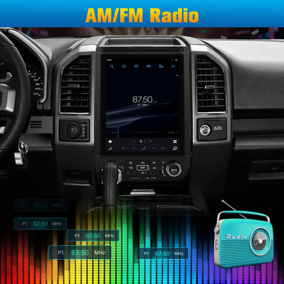 AWESAFE Android 13 Car Radio Stereo with Wireless CarPlay & Android Auto for Ford F150 - Qua 2015-2021 AWESAFE