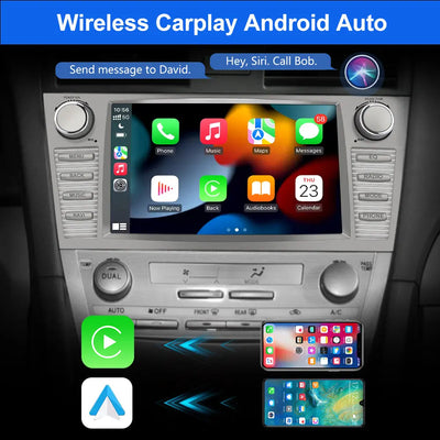 AWESAFE Android 15 Car Radio Stereo with Wireless CarPlay & Android Auto for Toyota Camry 2007-2011 AWESAFE