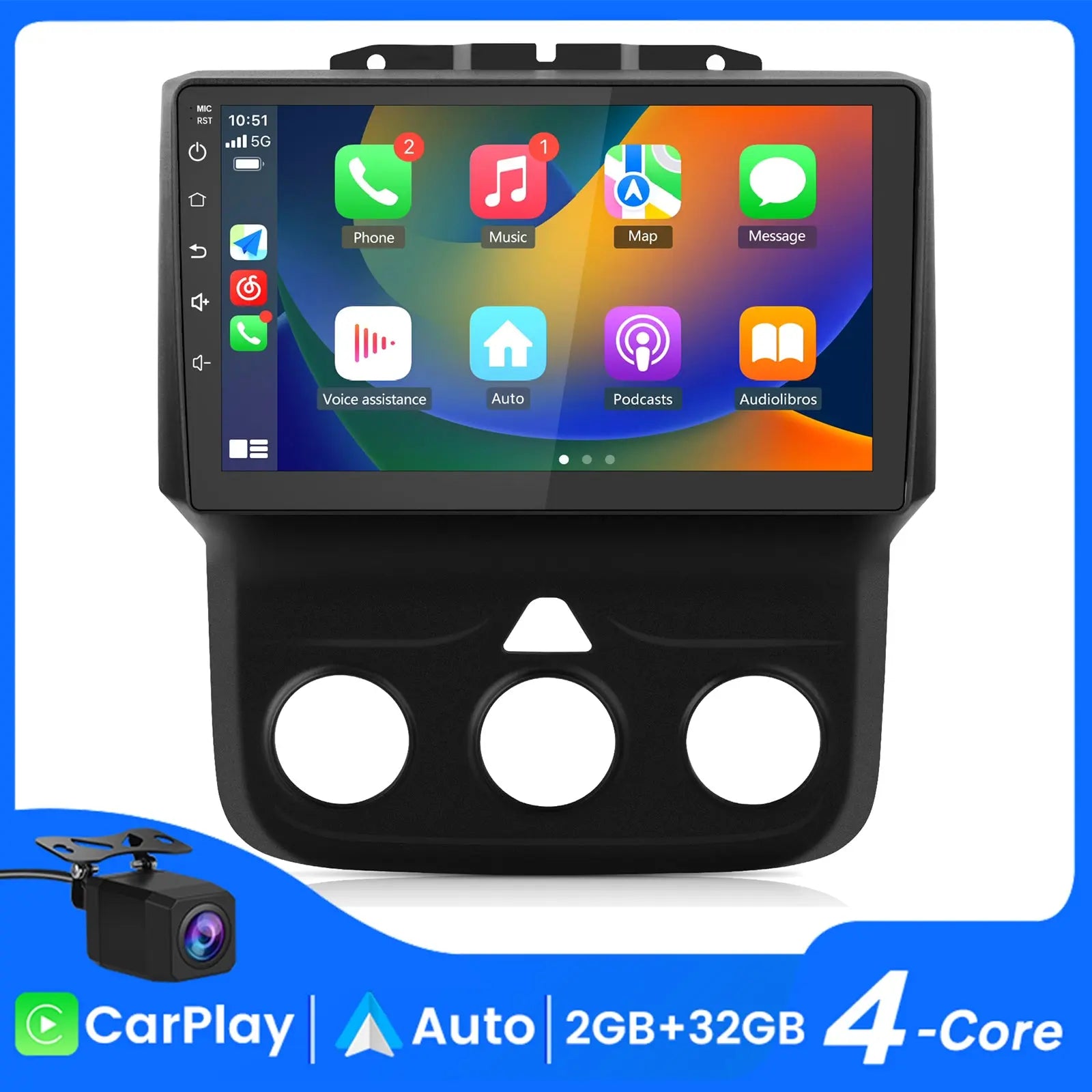 Autoradio Stereo Für Dodge Ram 2013-2019 1500 2500 Produktbild-Vorschau 8