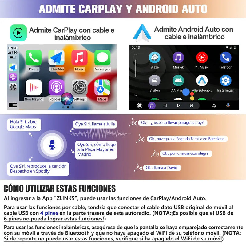 AWESAFE Android 13.0 [2GB+64GB] Radio Coche 1 DIN Universal con Pantalla Táctil Inclinable y Giratoria de 10.1 Pulgadas, Autoradio Admite CarPlay/Android Auto/MirrorLink/WiFi/GPS/Bluetooth/RDS/USB/FM AWESAFE