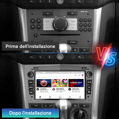 AWESAFE Android Car Stereo Para Opel Upgrade Radio con Pantalla táctil con Carplay inalámbrico Android Auto, Soporte Bluetooth WiFi Navegación GPS AWESAFE