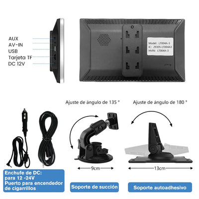 AWESAFE Android Car Stereo Para Renault  Sistema Actualización de Radio de Pantalla Táctil con Carplay Inalámbrico Android Auto, Soporte Bluetooth WiFi Navegación GPS AWESAFE