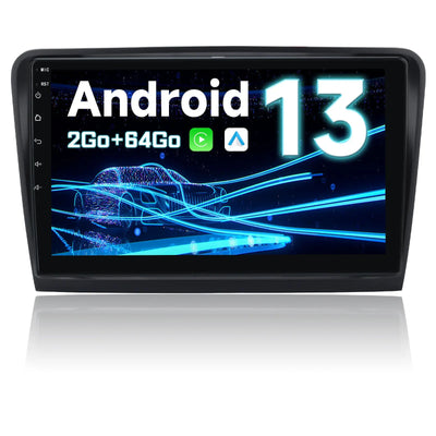 AWESAFE Autoradio 10 pouces Android 13 2+64 Go avec WiFi /Bluetooth/DSP/Android Auto & CarPlay sans fil - pour Skoda Superb 2(2008-2015) AWESAFE