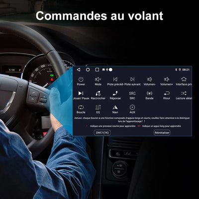 AWESAFE Autoradio 10 pouces Android 13 2+64 Go avec WiFi /Bluetooth/DSP/Android Auto & CarPlay sans fil - pour Skoda Superb 2(2008-2015) AWESAFE