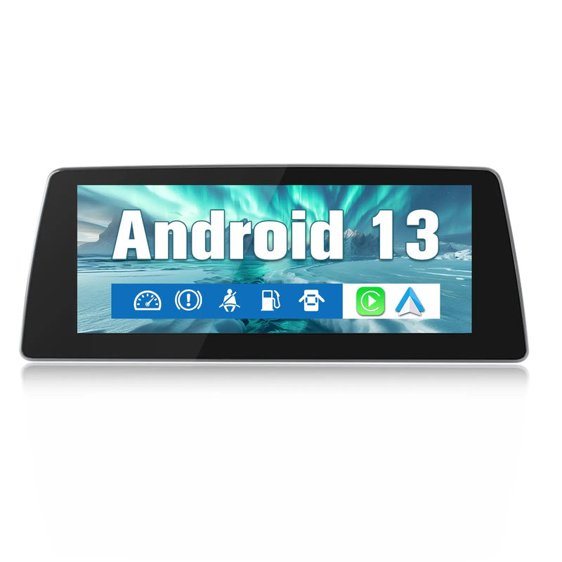 AWESAFE Autoradio 10.25" 4G 4+64GB Android 13, écran tactile, FM, Bluetooth 5.0, Android Auto & CarPlay sans fil, pour BMW Série 2 F45 2013-2019 NBT AWESAFE