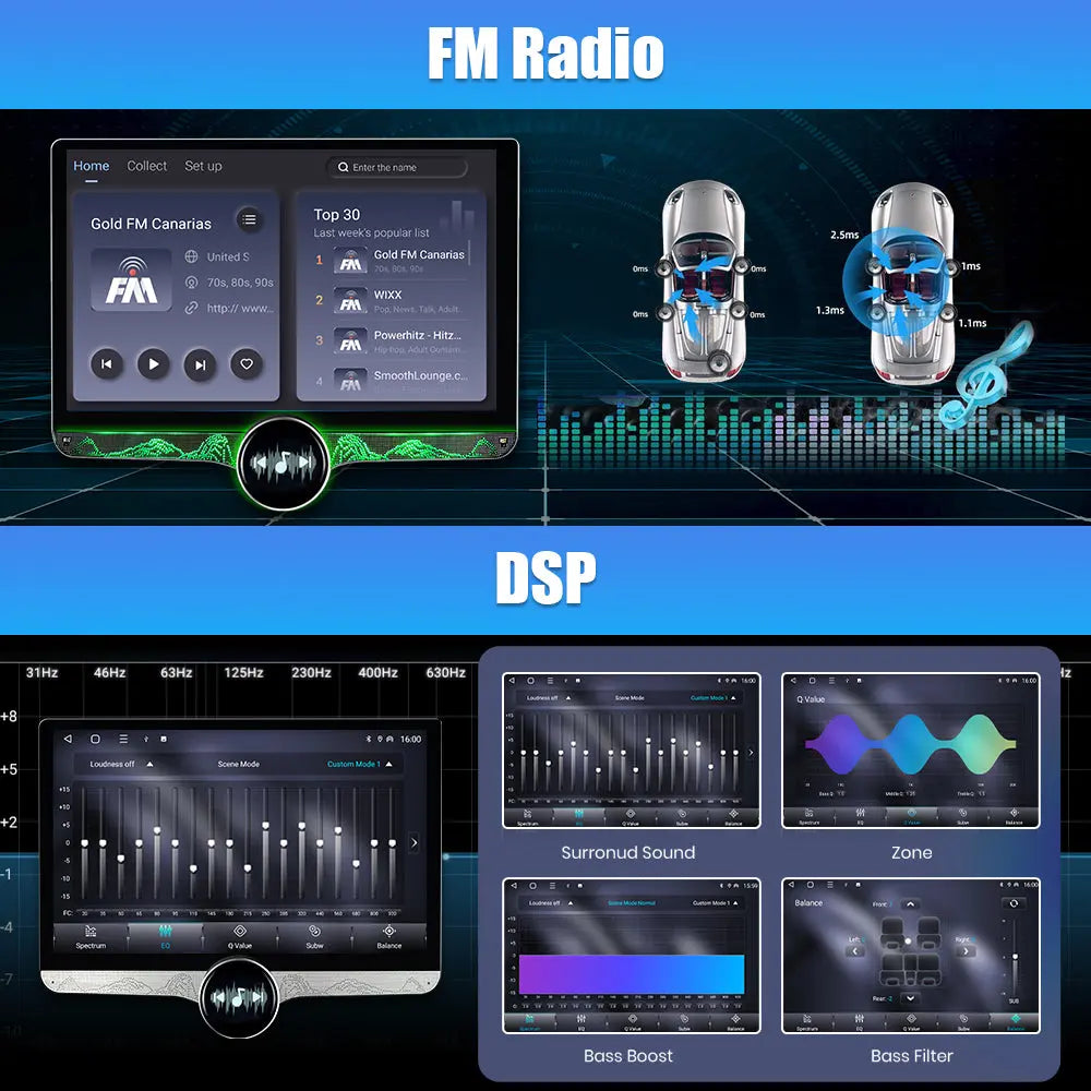 AWESAFE Autoradio 11.5 Pouces 4G 4+64GB Android 12, Bluetooth 5.0, bouton rotatif, Android Auto & CarPlay sans fil, pour VW T5 Multivan Transporter 2008-2015 AWESAFE