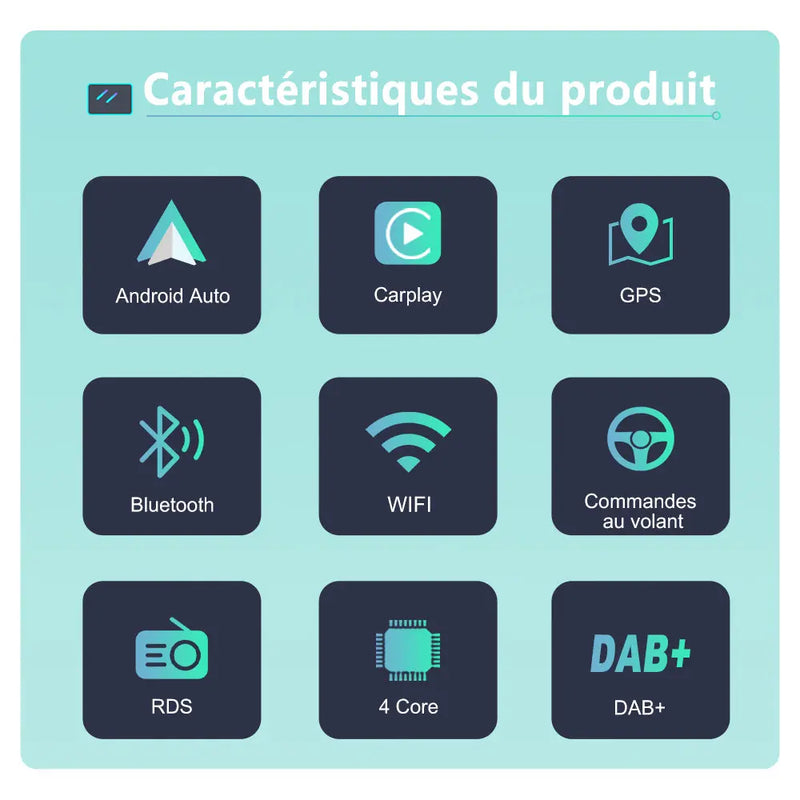 AWESAFE Autoradio 7 pouces Android 13 4G 6+128 Go avec Bluetooth/DSP/GPS/Mirror Link/Android Auto & CarPlay sans fil - pour BMW E46 1999-2004 AWESAFE