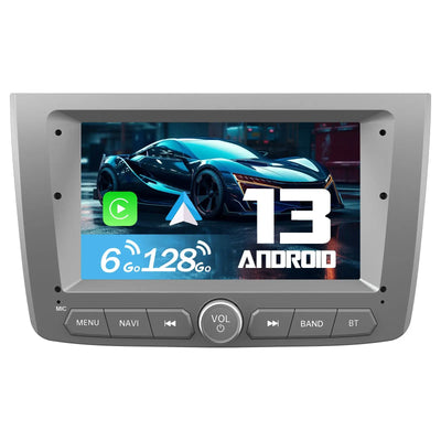 AWESAFE Autoradio 7 pouces Android 13 6+128 Go avec Bluetooth/DSP/GPS/Mirror Link/Android Auto & CarPlay sans fil - pour Aifa Romeo Mito 2008-2019 AWESAFE SHOP