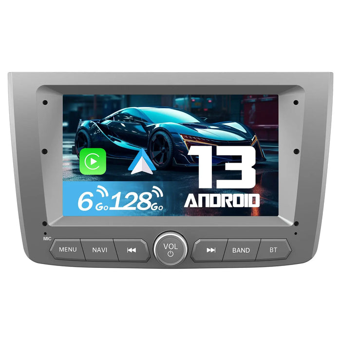 AWESAFE Autoradio 7 pouces Android 13 6+128 Go avec Bluetooth/DSP/GPS/Mirror Link/Android Auto & CarPlay sans fil - pour Aifa Romeo Mito 2008-2019 AWESAFE SHOP